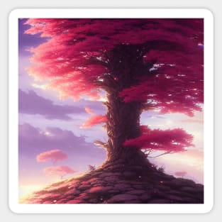 The Magic in the Sakura's Petals Sticker